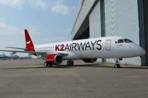 K2 Airways cargo plane