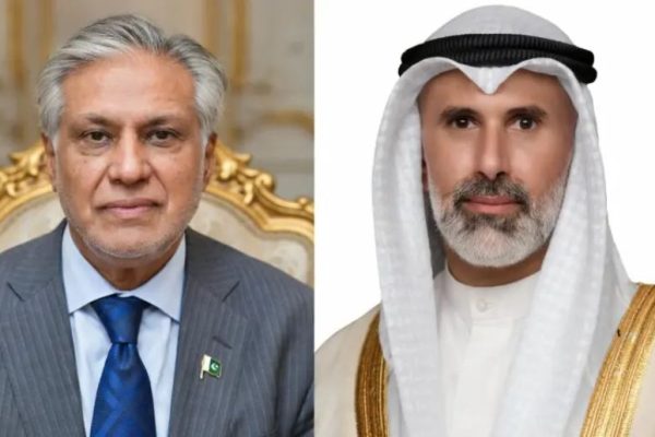 Ishaq Dar holds key call with Kuwait FM on regional stability