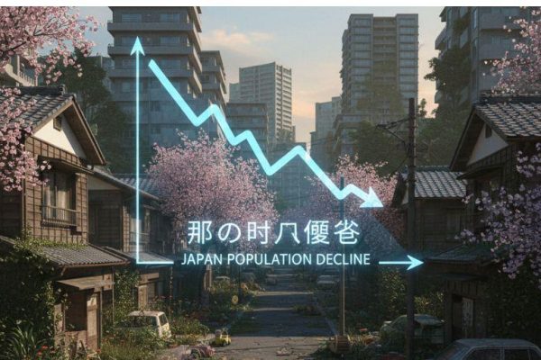 Japan’s population shrinks by 580,000 in one year