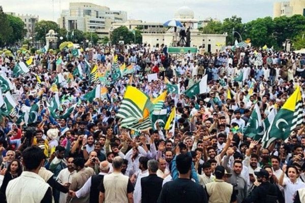 Kashmiris Commemorating Right to Self-Determination Day today