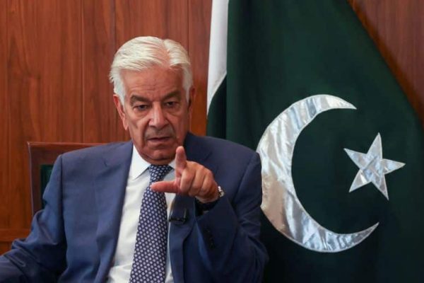 No talks with terrorists targeting women, children: Khawaja Asif