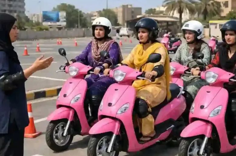 Lahore opens scooty driving school for women