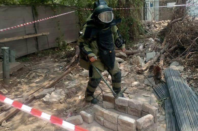 Missile found during excavation work in Islamabad