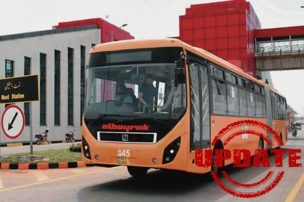 Orange Line Metro Bus services Islamabad to charge fare again