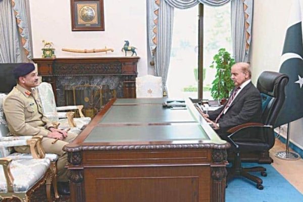 PM Shehbaz meets Field Marshal Syed Asim Munir
