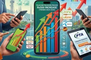 PTA updates latest telecom package prices: rates rise by up to Rs500