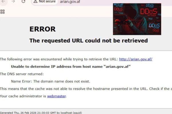 Afghanistan’s revenue website hit by large-scale DDoS attack by Pakistan’s cyber team