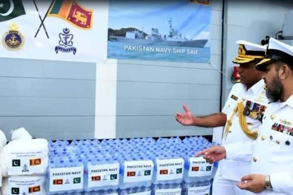 Pakistan Navy Ship SAIF Launches Relief Operations in Cyclone-Hit Sri Lanka