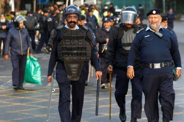 Aerial Firing at Serena Chowk to disperse protesters; no injuries, situation under control