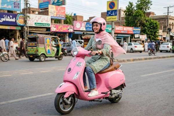 Pink scooter scheme to reach more areas in Sindh