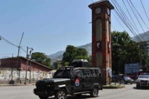 Pakistan security forces arrest an outsider armed individual in AJK