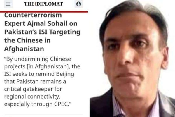 Israel using an Afghan party to attack ISI, China’s role in region