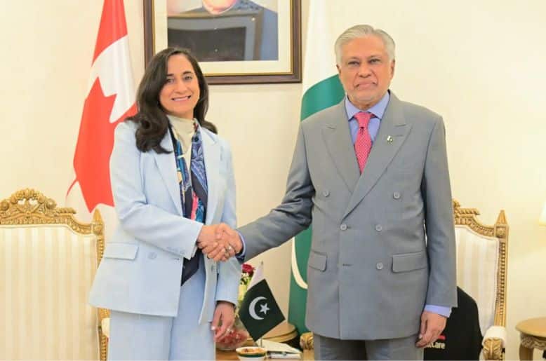 Canadian FM Anita praises Pakistan's diplomatic efforts to ease Middle East tensions