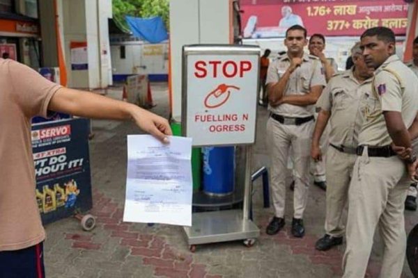 Police deployed at petrol pumps as fuel panic exposes India’s crisis