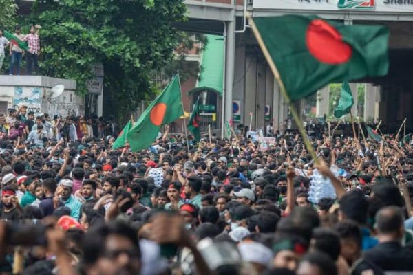 Protesters storm the Indian Assistant High Commission in Bangladesh
