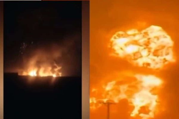 Gas bowser catches fire near Taftan customs house in Quetta: two fire-fighters injured