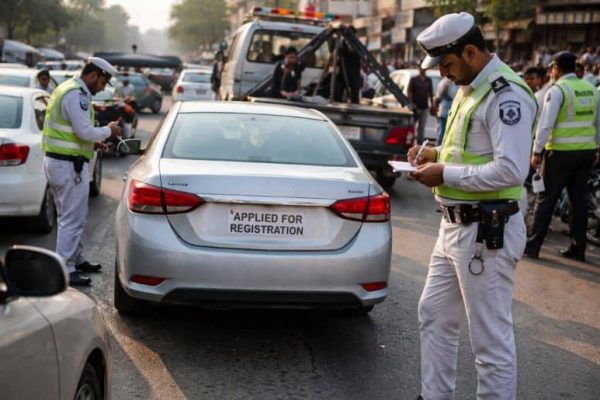 Rawalpindi police cracks down on cars with ‘Applied For’, fake number plates