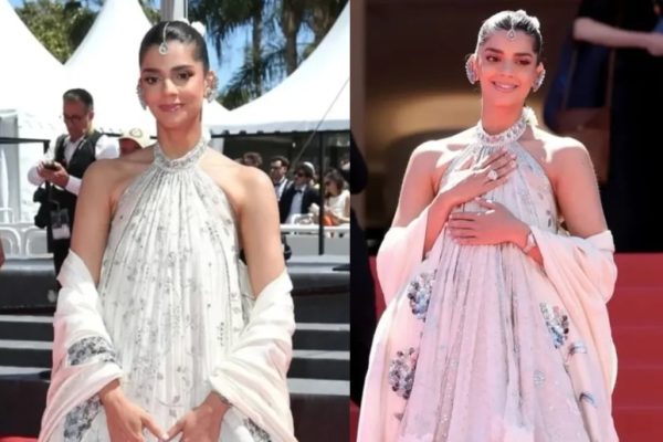 Sanam Saeed proudly represents Pakistan in desi look at Cannes