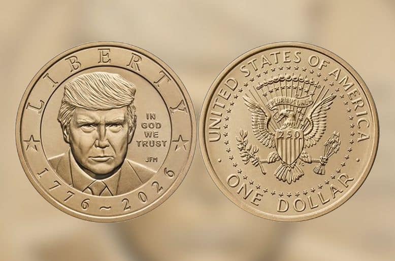 Trump dollar coin
