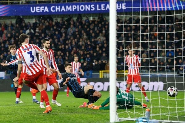 Club Brugge vs Atletico Madrid: Thrilling late equalizer with two comebacks