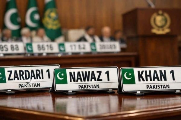 KP govt to auction fancy number plates named after political leaders