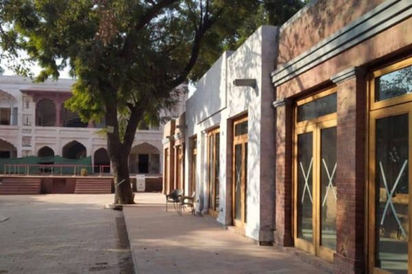 Conservation of Wazir Khan Baradari underway in Lahore