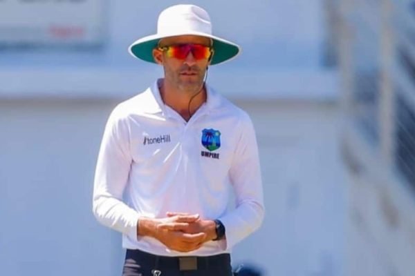 West Indies umpire Chris Taylor in President’s trophy