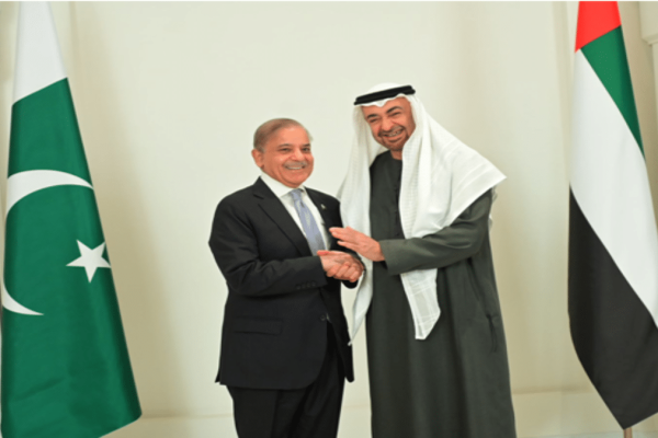Shehbaz Sharif meets UAE President as Emirates withdraw forces from Yemen
