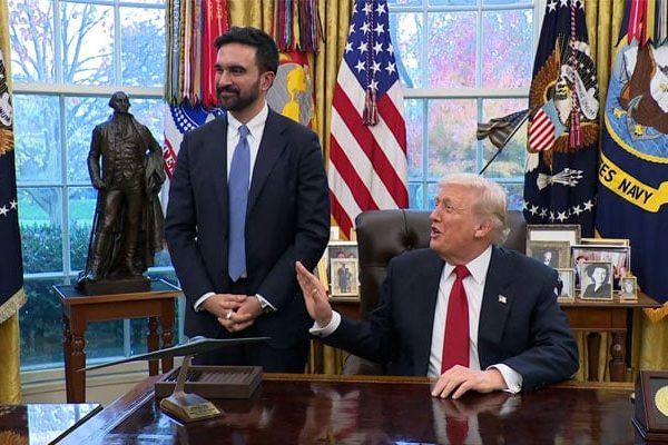 Trump laughs off journalist’s “fascist” question to Mamdani