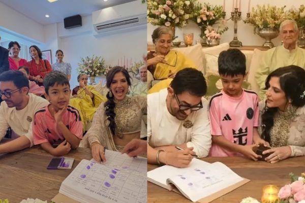 Aamir Khan gets married for the third time with his children by his side