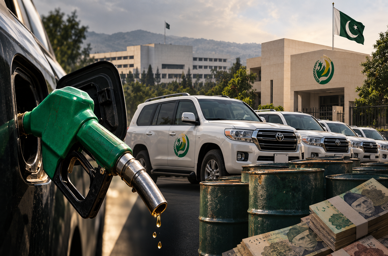 BISP’s 75 official vehicles used over 810,000 litres of fuel in five years