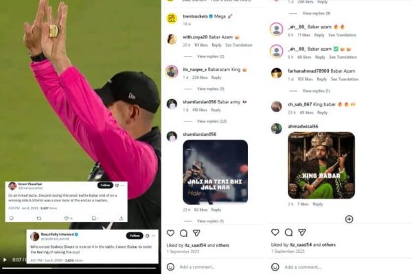 Australian player comments on Babar Azam on-field: fans react
