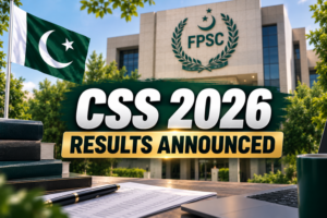 FPSC announces CSS 2026 written result