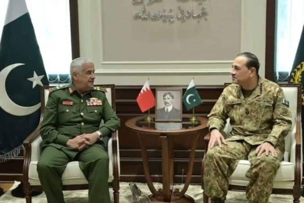 Field Marshal Asim Munir meets Bahrain National Guard Chief to discuss defence cooperation