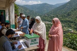 AJK elections: Voting underway for second phase in Muzaffarabad division