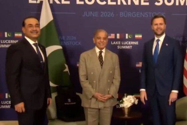 PM Shehbaz, Field Marshal Asim Munir meet US VP JD Vance in Switzerland