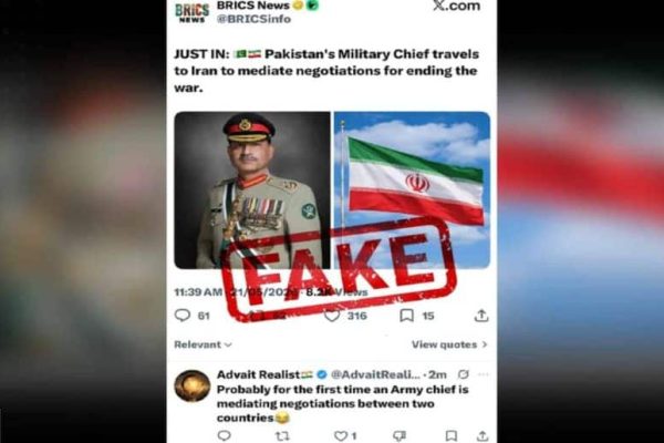 Fact check: No truth in reports about Field Marshal Asim Munir’s visit to Iran