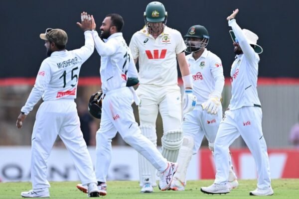 Bangladesh beat Australia in historic first Test in Melbourne