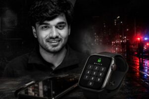 Mir Raza Ali's Apple Watch unlocked