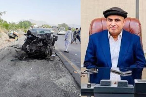 Ex-senator Taj Afridi dies in accident near Swabi interchange