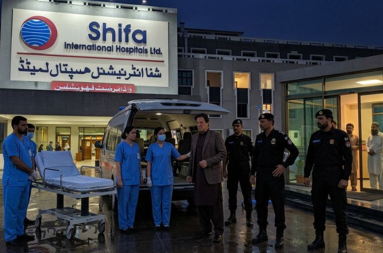 Imran Khan shifted to Shifa International Hospital under tight security  