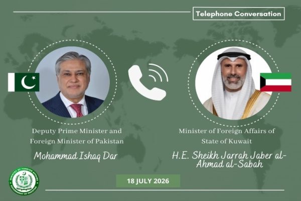 Kuwaiti Foreign Minister and Ishaq Dar urge Middle East de-escalation