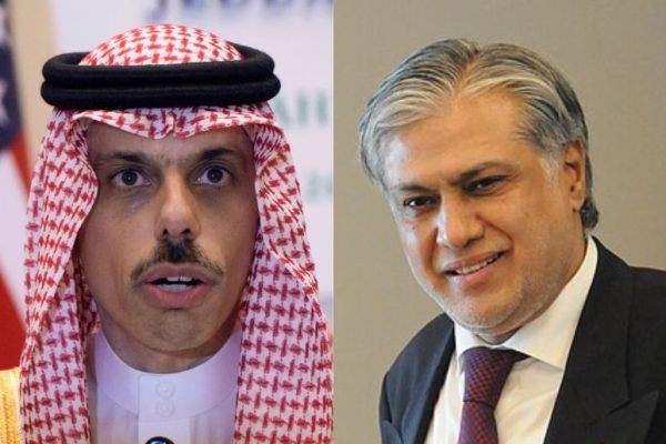 DPM Ishaq Dar, Saudi FM Faisal bin Farhan al Saud discuss US-Iran talks in Doha