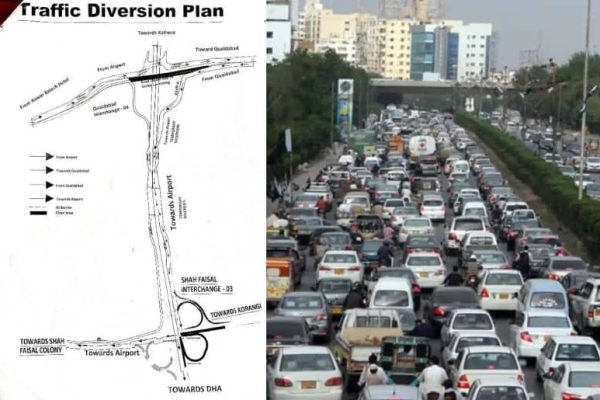 Karachi issues traffic plan for Saturday, Sunday as Malir River bridge closes