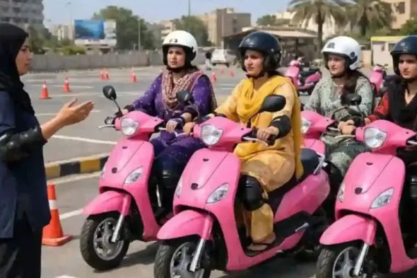 Lahore opens scooty driving school for women
