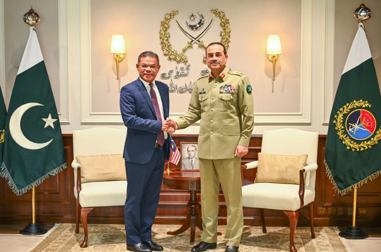 Malaysian Home Minister meets Field Marshal Asim Munir