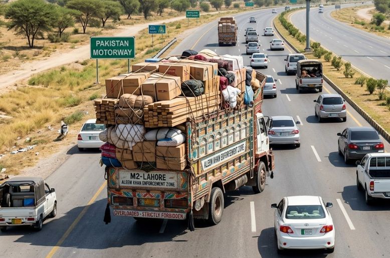 ‘No overloaded vehicles allowed on motorways’, says Aleem Khan
