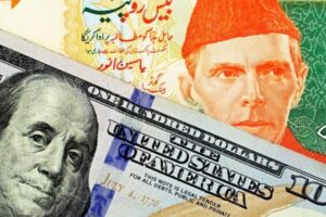 US dollar in Pakistani rupee