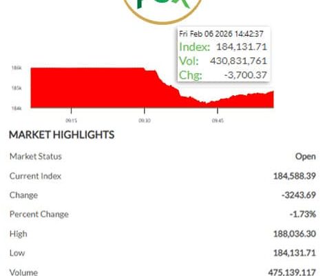 PSX slips into red, KSE-100 down over 3,000 points