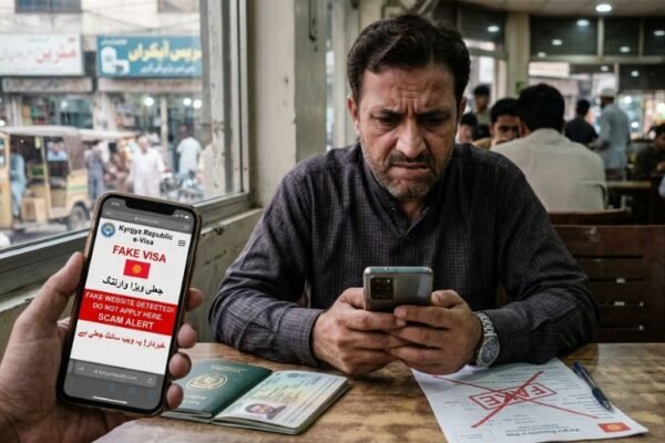 Pakistani citizens warned against fake Kyrgyzstan visa website